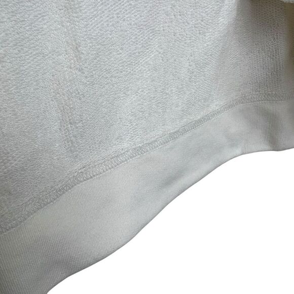 Lou & Grey Oversized Cream Heart Sweatshirt Pullover Embroidered Hearts XXL - Picture 7 of 10